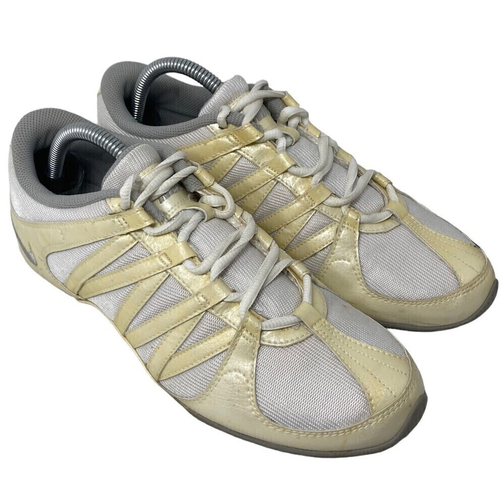 Nike Musique 4  Women's Size 10 324751-102 White Yellow Casual Shoes Sneakers